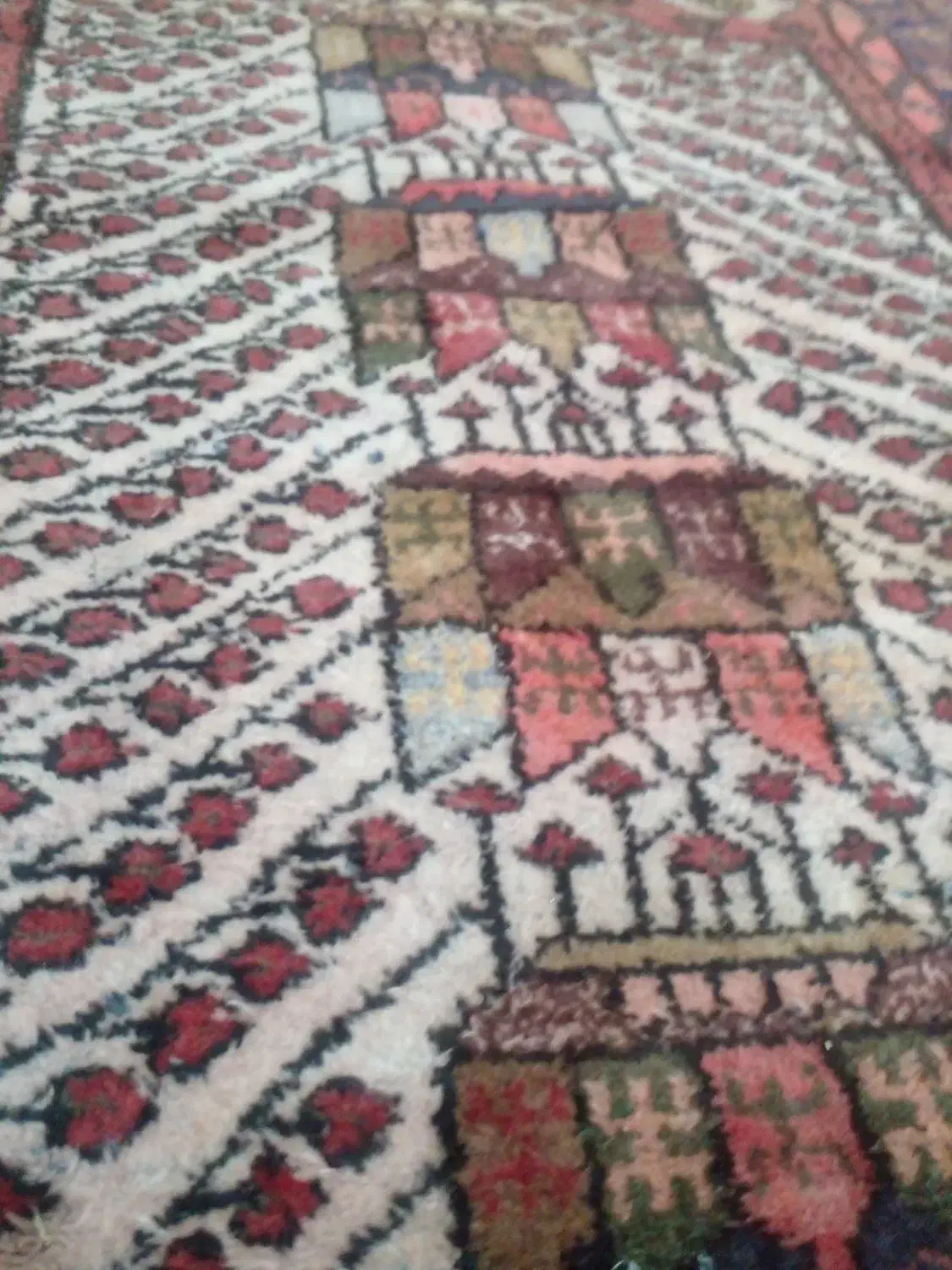 دستبافت ۳ متری|فرش|بوئین زهرا, |دیوار