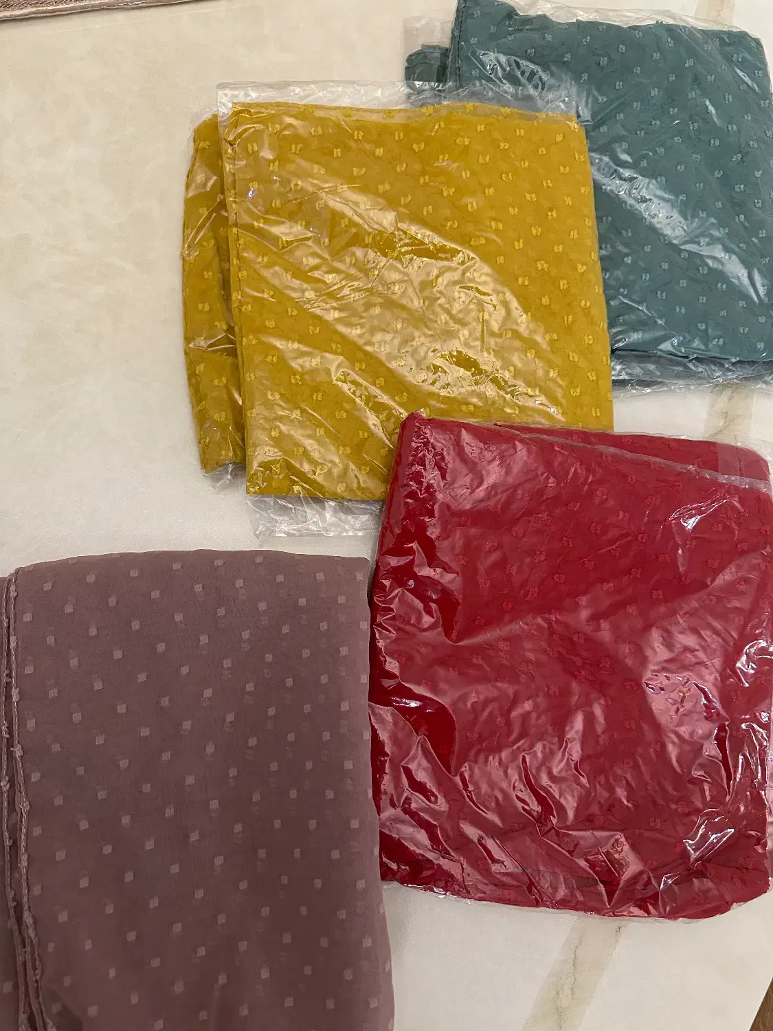 فروش روسری شال و ماسک پارچه ای تک و یا عمده|لباس|قزوین, |دیوار