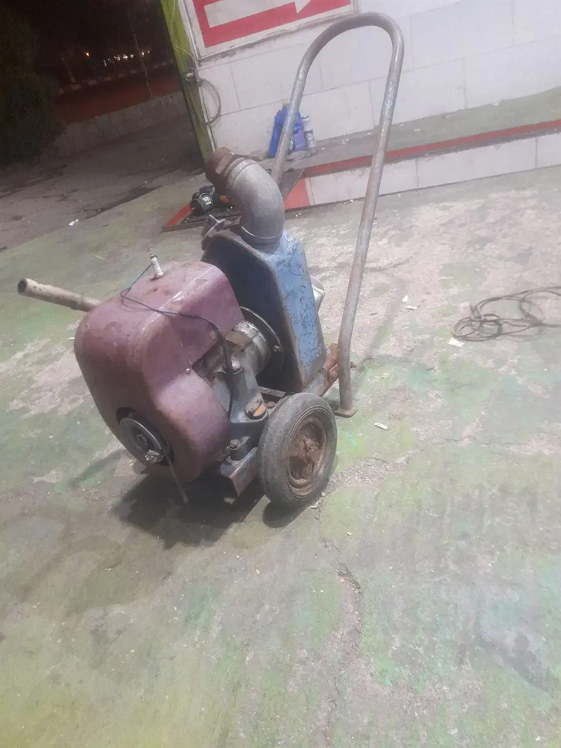 پمپ اب بنزینی،نفتی انگلیسی ۴ اینچ در حد، تک هندل|ابزارآلات|خرمدره, |دیوار