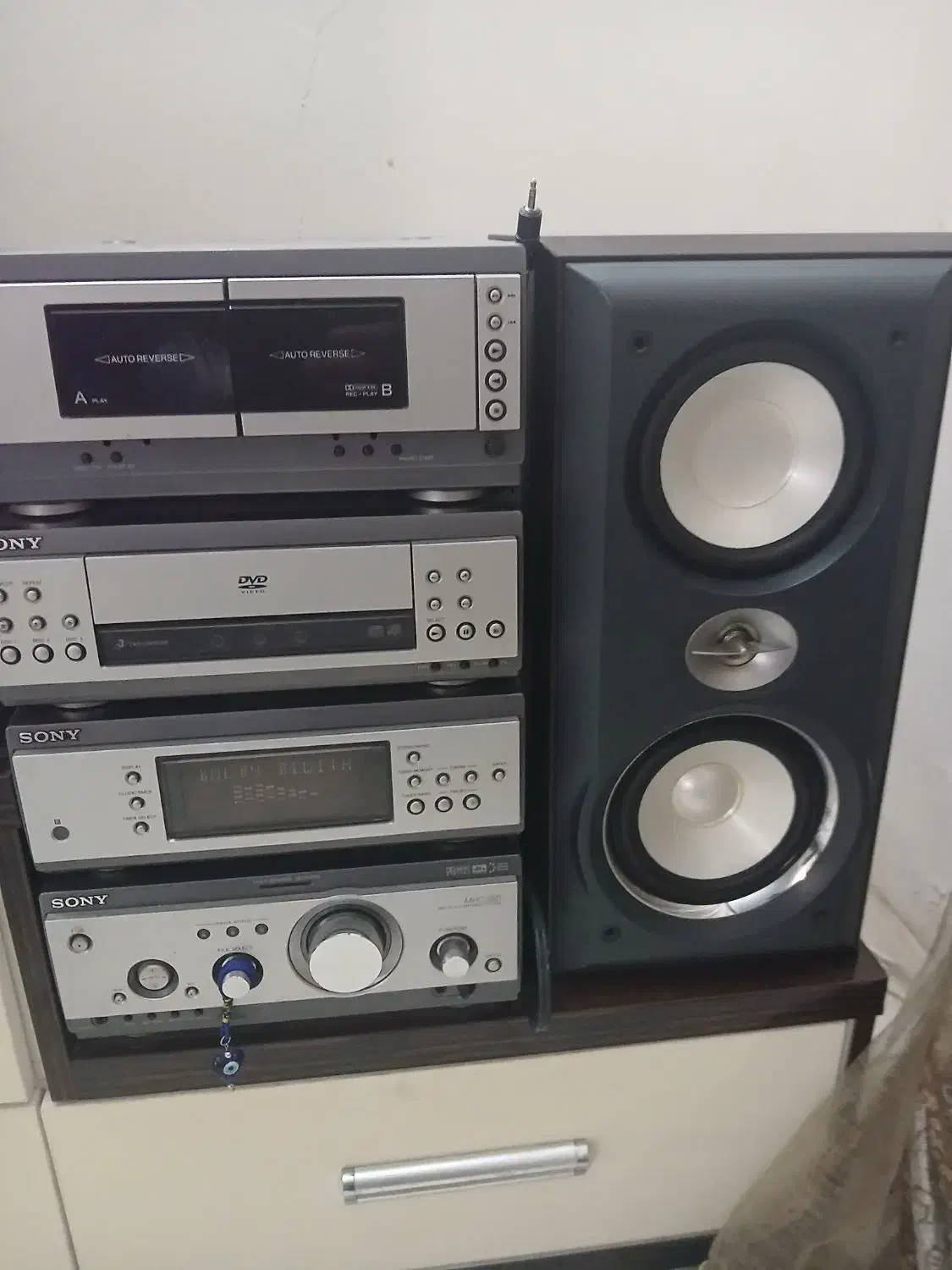 ظبط نوستالژی سونی نیاز به تعمیر دارد|سیستم صوتی خانگی|اصفهان, کوجان|دیوار