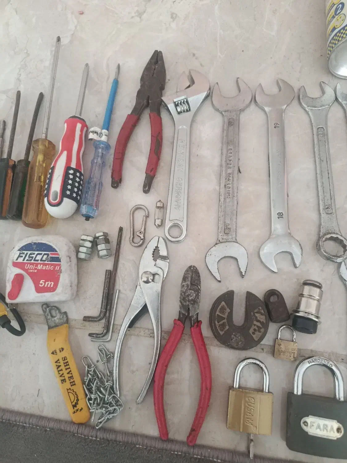 تعدادی آچار اصلی|ابزارآلات|کرمانشاه, |دیوار