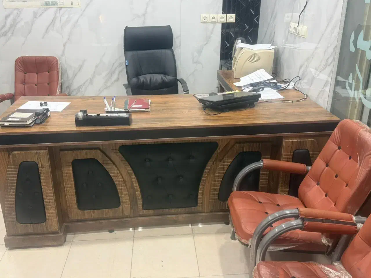 میز دفتری تمام ام دی اف|دفتر کار|بندر ماهشهر, |دیوار