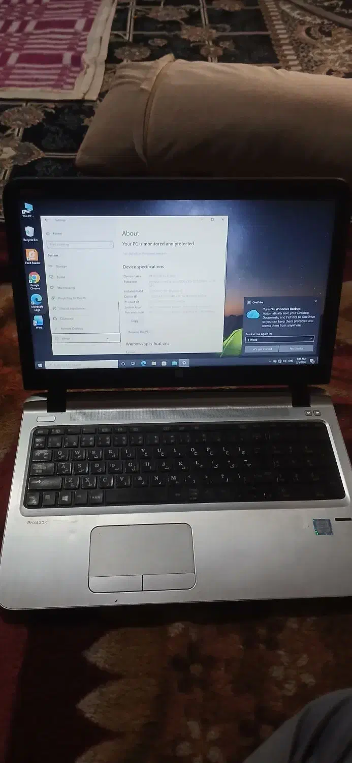 لب تاپ hp|رایانه همراه|میناب, |دیوار