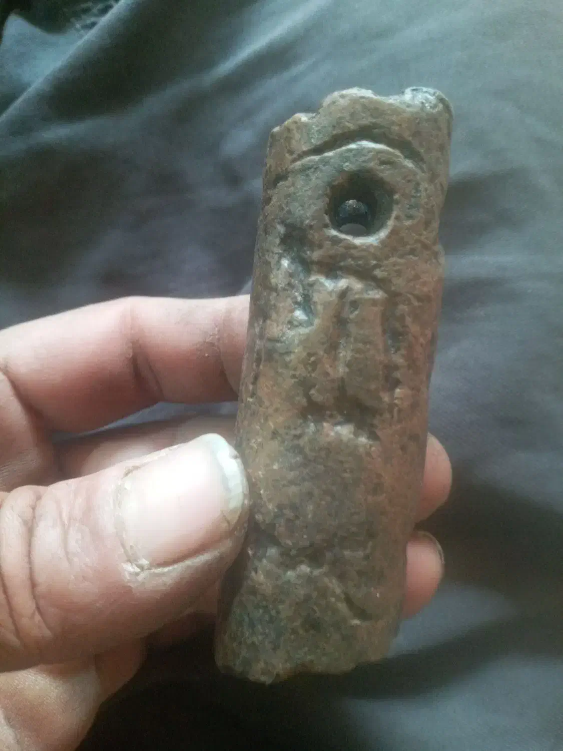 فروش یک عدد سنگ جن و یک عدد سنگ گبری پلمپ|کلکسیون اشیاء عتیقه|میمند, |دیوار