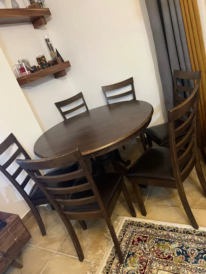 میز نهارخوری ۶ نفره|میز و صندلی غذاخوری|کیش, |دیوار