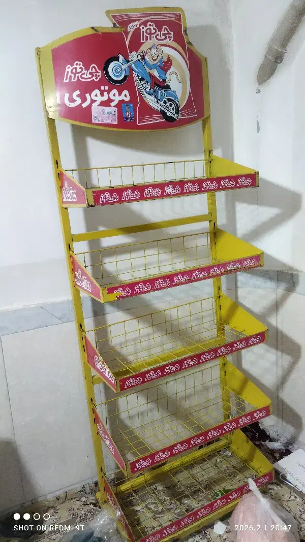 قفسه آهنی|کتابخانه، شلف، قفسه‌های دیواری|نیشابور, سرآب کوشک|دیوار