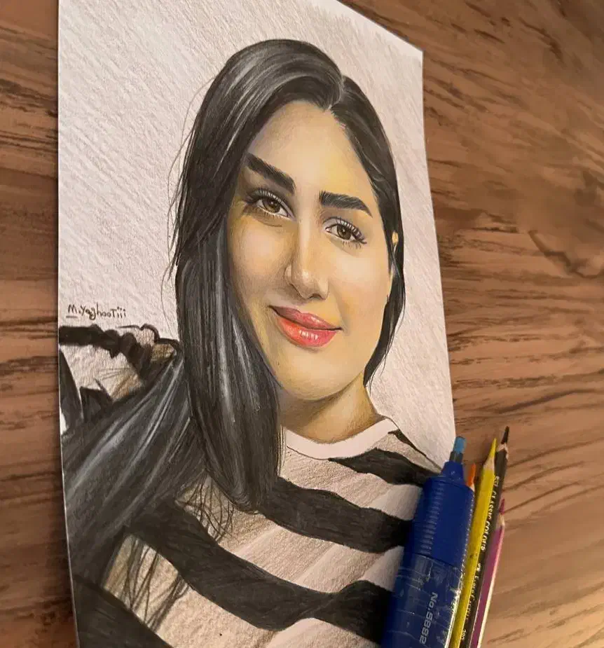 طراحی چهره(تخفیف شب یلدا و ولنتاین)|تابلو، نقاشی، عکس|تهران, کاشانک|دیوار