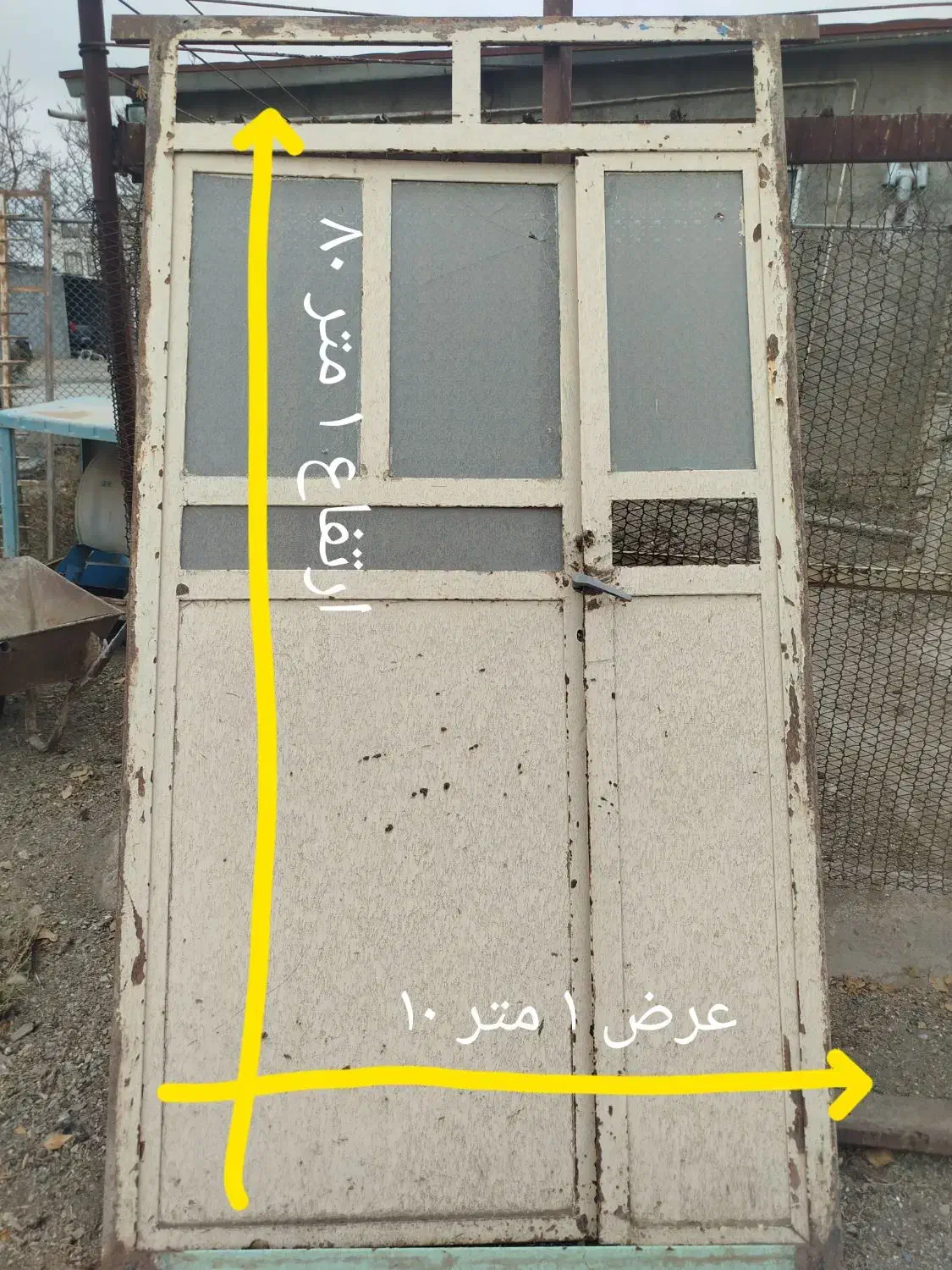 درب حیاط|مصالح و تجهیزات ساختمان|کمیجان, |دیوار