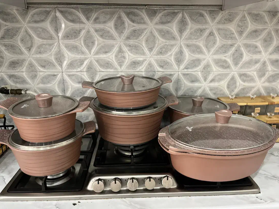 سرویس قابلمه ۱۳ پارچه نو|ظروف پختوپز|قرچک, پویینک|دیوار