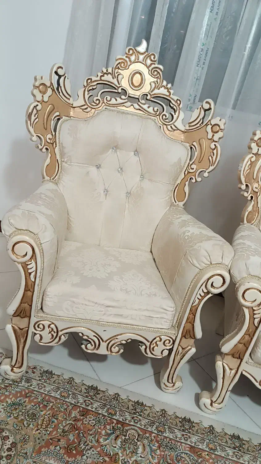 مبل سلطنتی|مبلمان خانگی و میز عسلی|رباط‌کریم, رباط‌کریم|دیوار