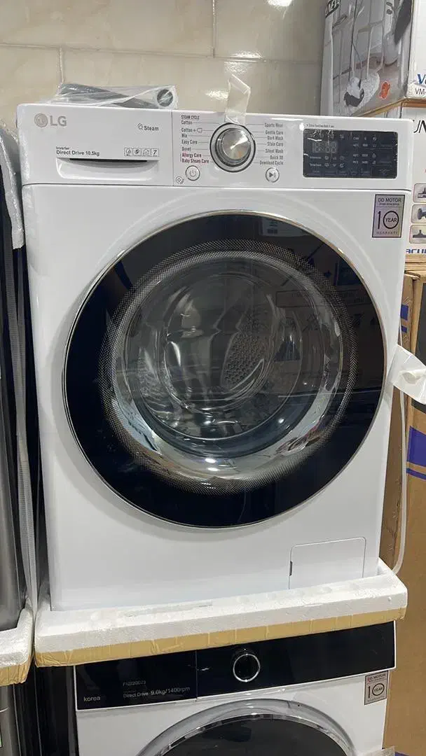 ماشین لباسشویی LG Direct Drive 10.5 کیلویی|ماشین لباسشویی و خشک‌کن لباس|شیراز, زرهی|دیوار