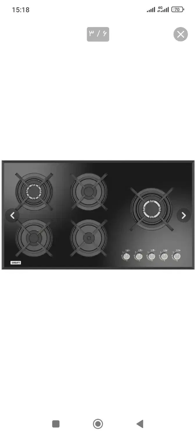 گاز سار گاتی max248|اجاق گاز و لوازم برقی پخت‌وپز|الیگودرز, |دیوار