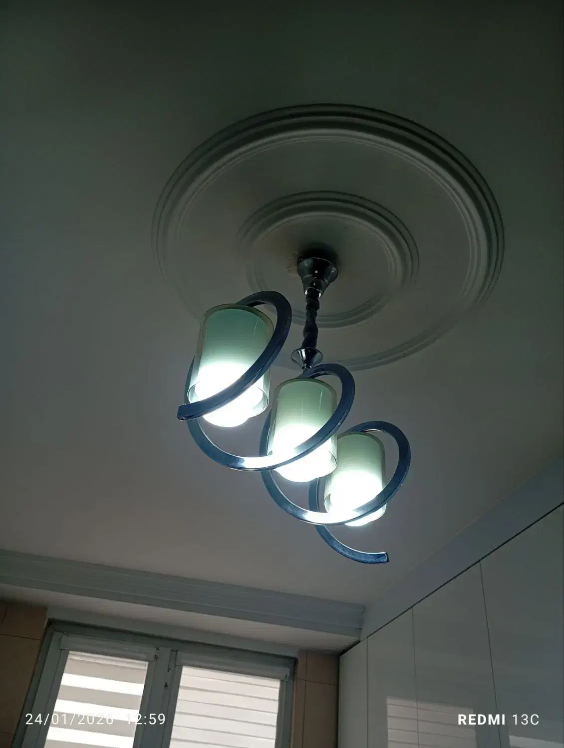 2عدد لوستر|لوستر و چراغ آویز|آبیک, |دیوار