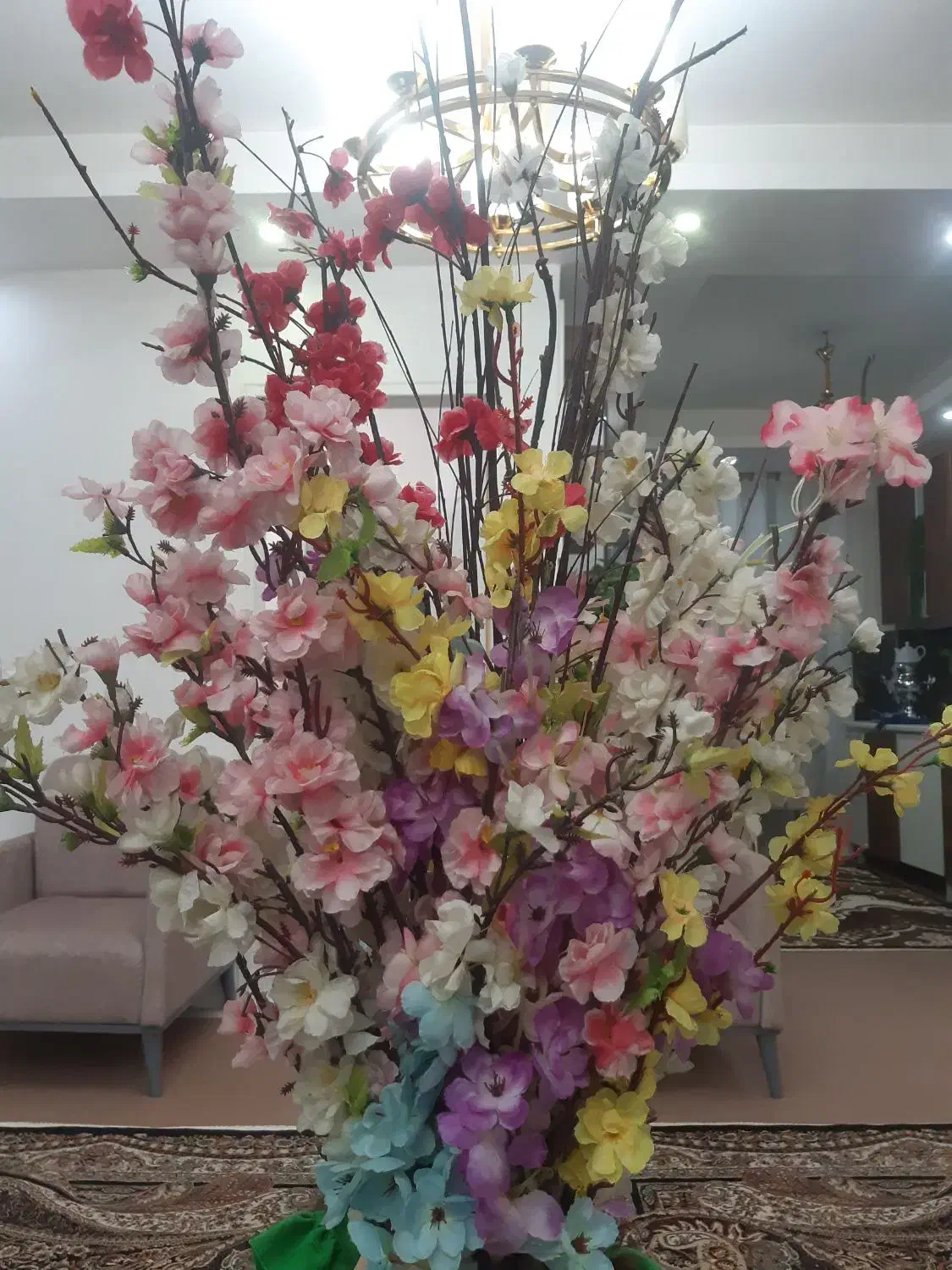 گل مصنوعی شکوفه|گل مصنوعی|بهارستان, |دیوار