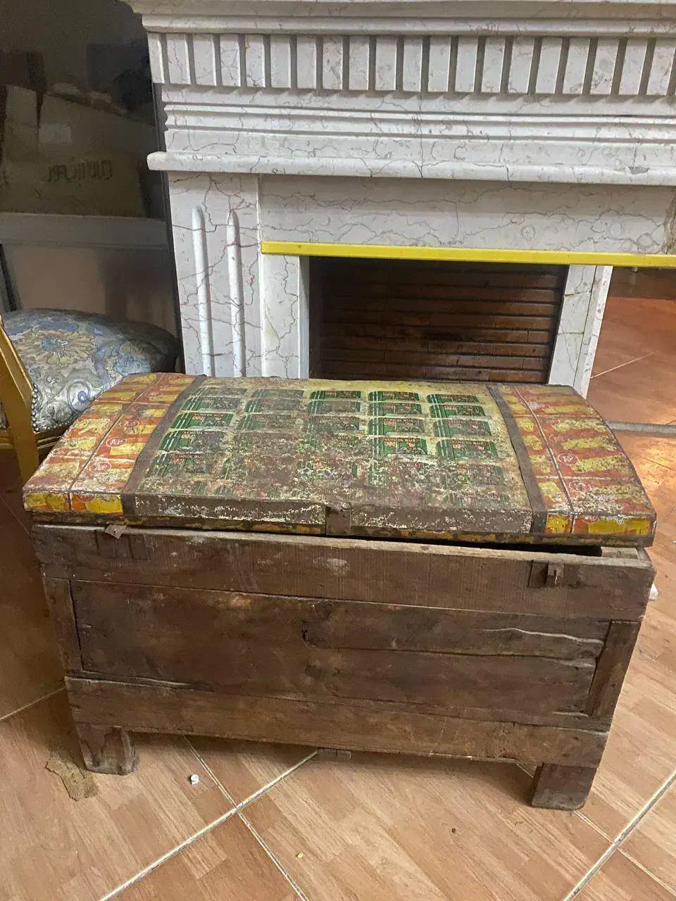 صندوق قدیمی چوبی|کلکسیون اشیاء عتیقه|تهران, قیطریه|دیوار