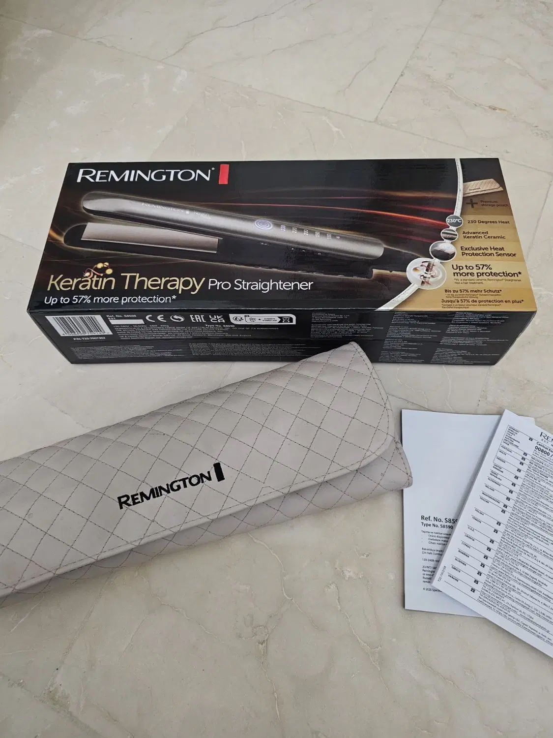 اتو مو کراتین رمینگتون اصل Remington S8590|آرایشی، بهداشتی، درمانی|تهران, دروس|دیوار