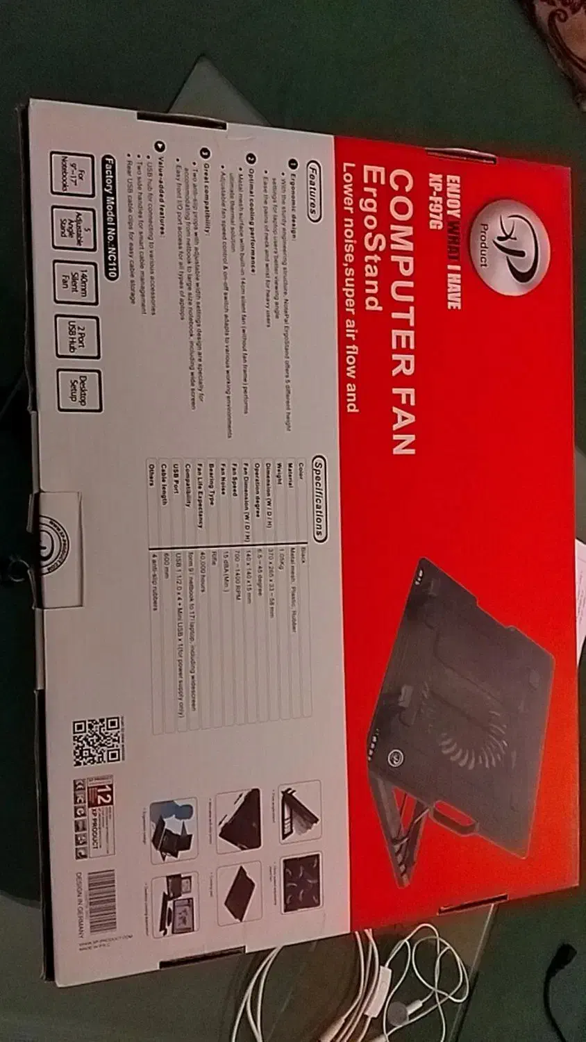 کول پد فن خنک کننده لبتاب|قطعات و لوازم جانبی رایانه|میاندوآب, |دیوار