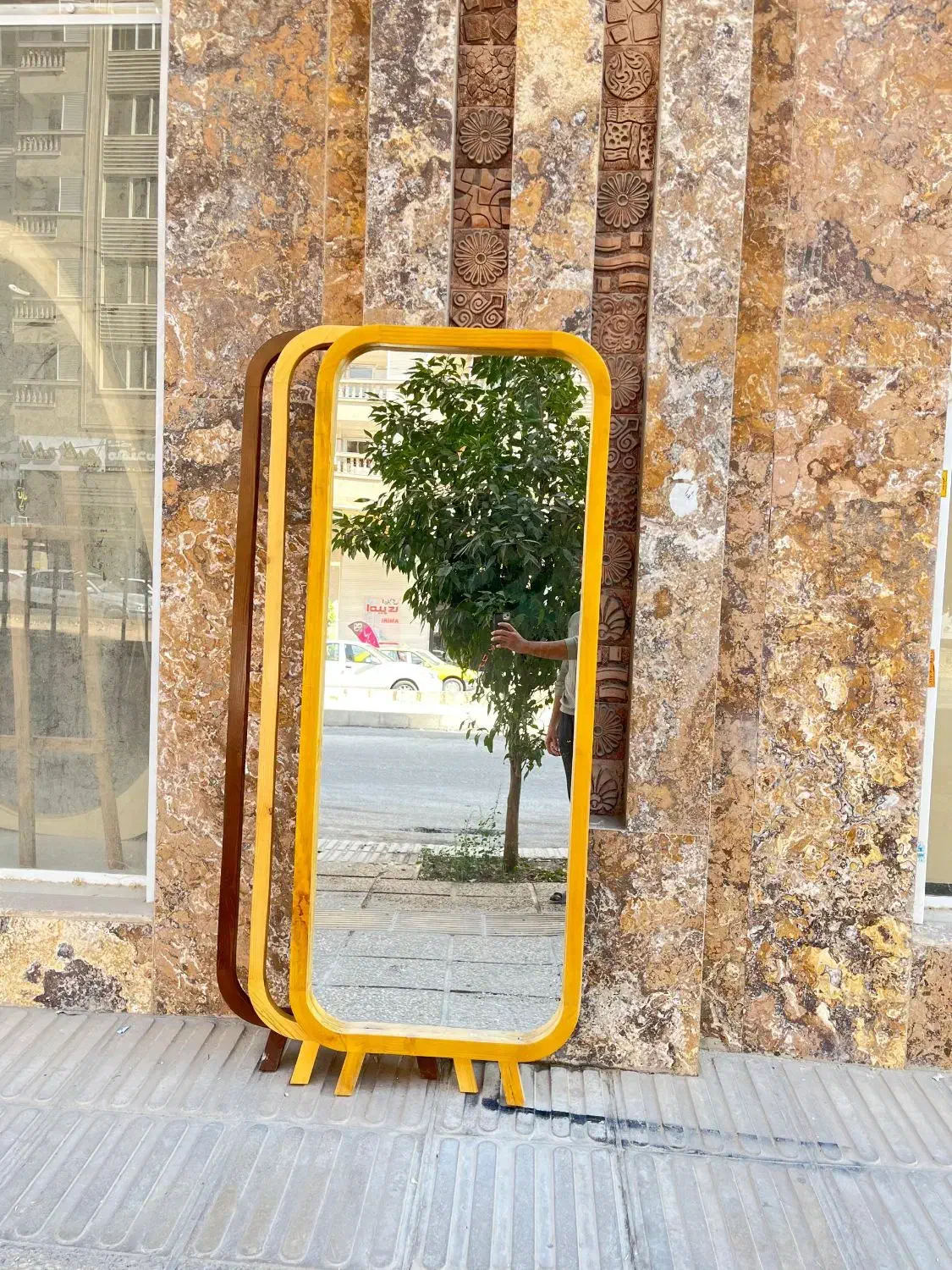 انواع آینه قدی سر هلال|آینه|شیراز, شهرک رضوان|دیوار