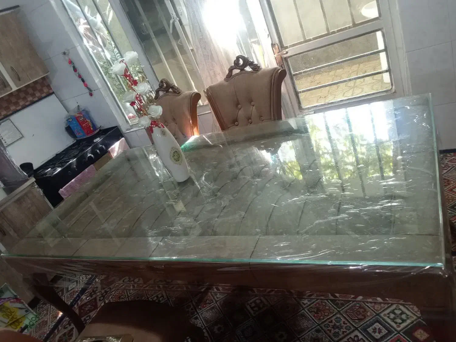 میز نهار خوری ۸نفره|میز و صندلی غذاخوری|مشهد, حضرت حجت|دیوار