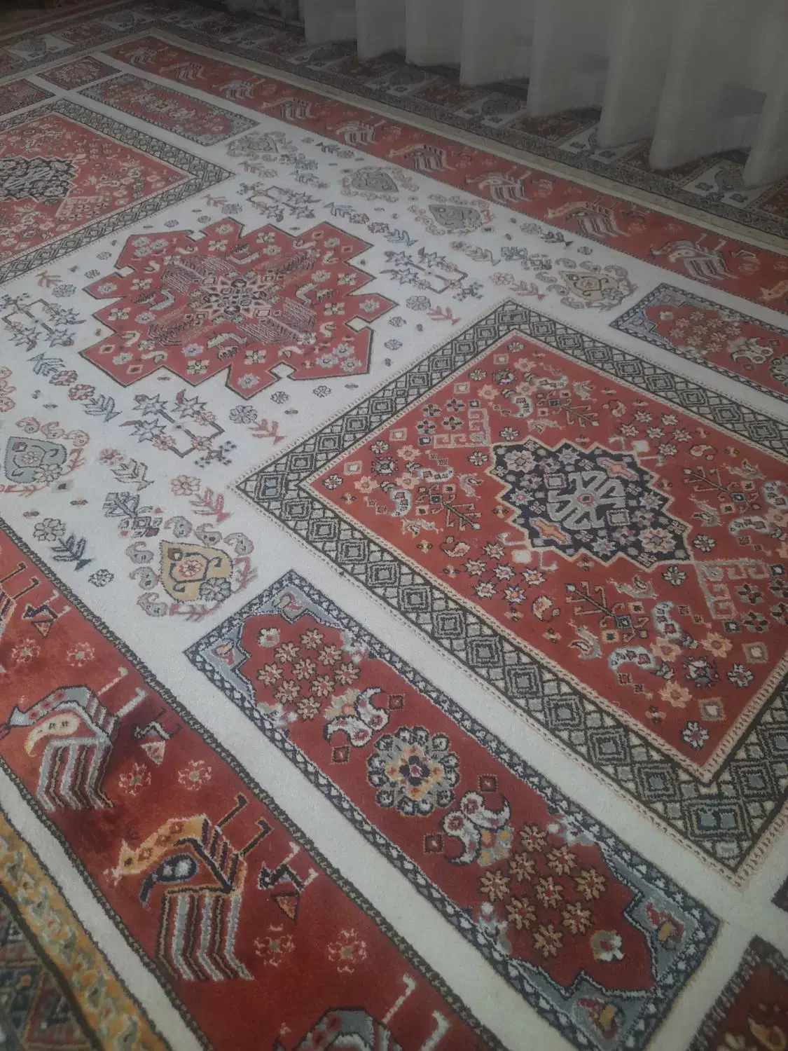 فرش قایچه|فرش|مشکین‌دشت, |دیوار