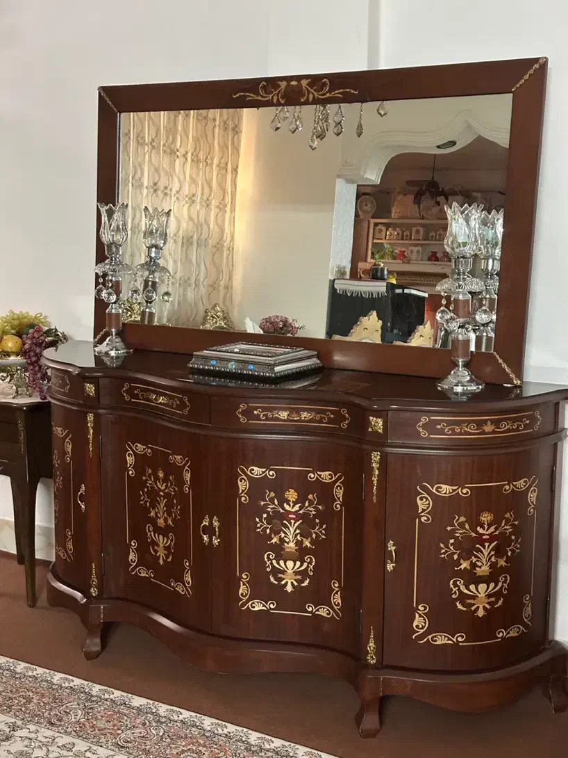 کنسول و آیینه|بوفه، ویترین، کنسول|گنبد کاووس, |دیوار