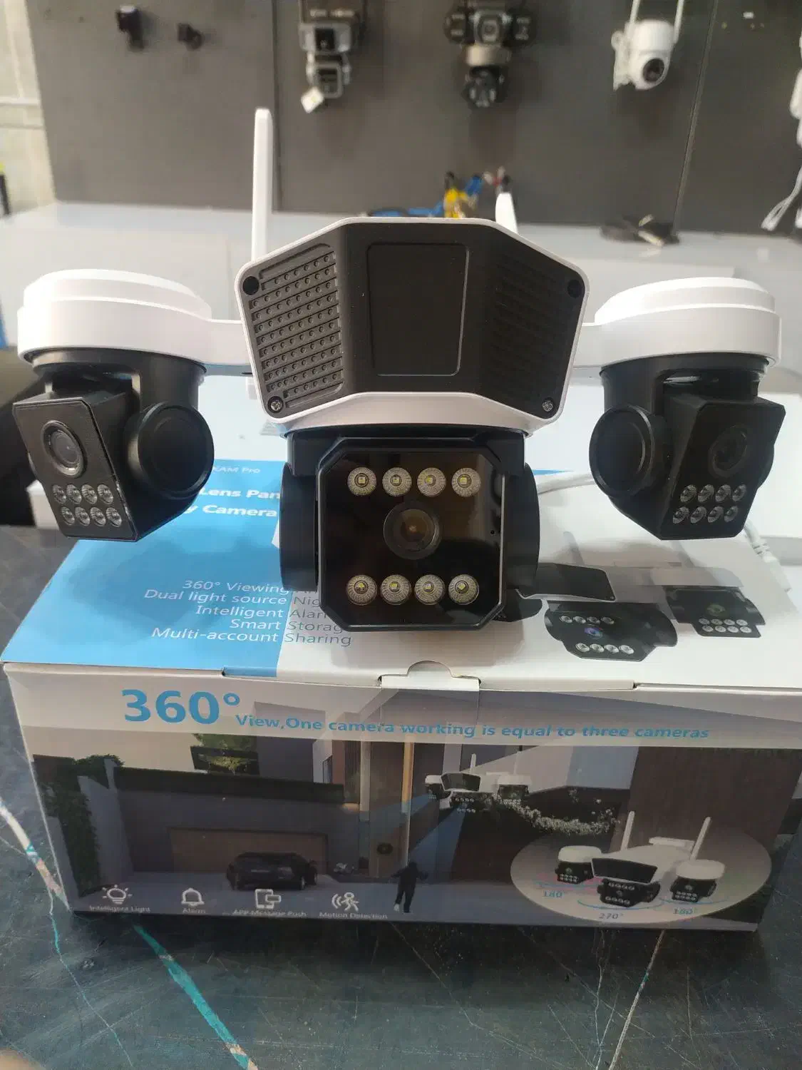 دوربین سیم‌کارتی 3 لنز چرخشی OKAM|دوربین مداربسته|سقز, |دیوار