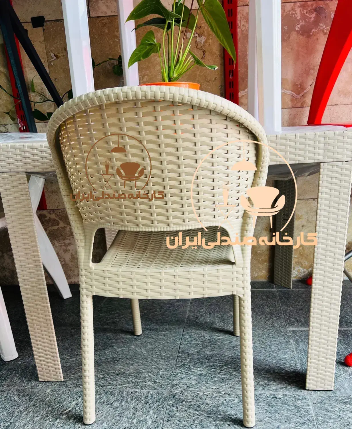 صندلی پلاستیکی  باغی کافه طرح تابان|میز و صندلی غذاخوری|تهران, میدان ولیعصر|دیوار