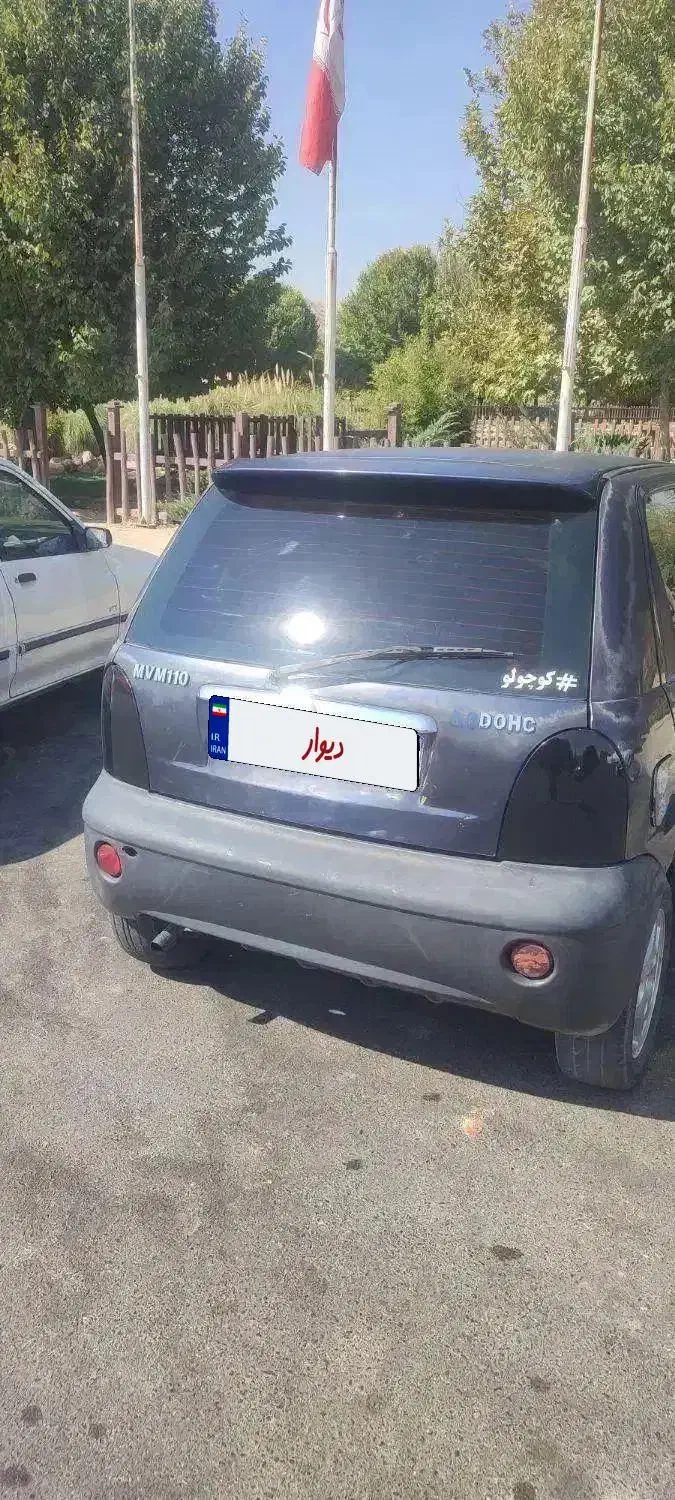 ام وی ام۱۱۰سه سیلندر مدل۹۰ تضمینی|خودرو سواری و وانت|شیراز, دارالرحمه|دیوار