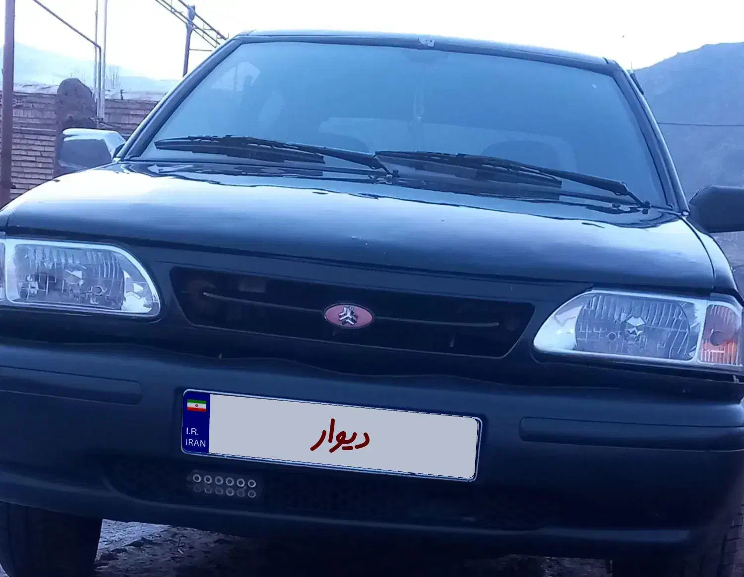 پراید مشکی|خودرو سواری و وانت|فیرورق, |دیوار