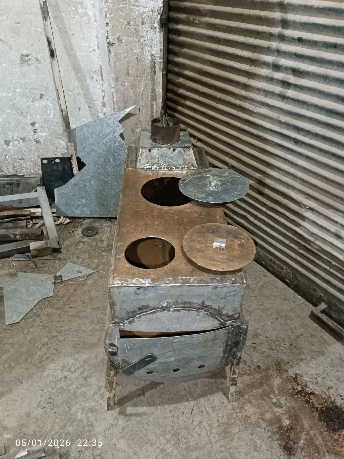 بخاری هیزمی دست ساز|بخاری، هیتر، شومینه|گنبد کاووس, |دیوار