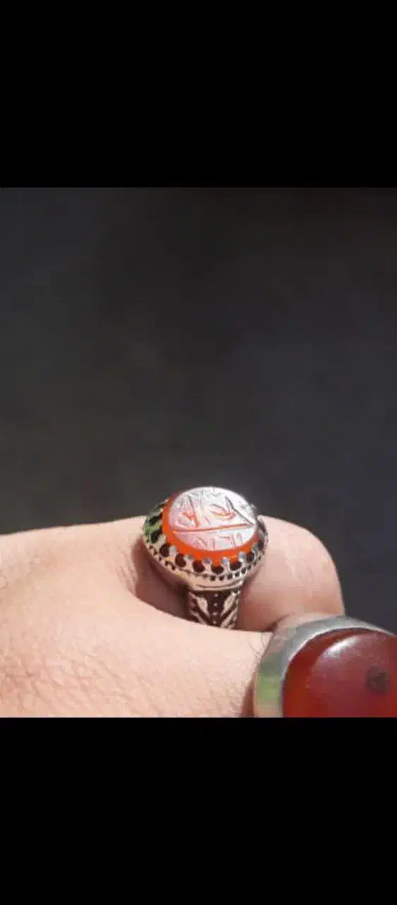 انگشتر عقیق یمن قدیمی|جواهرات|زابل, |دیوار