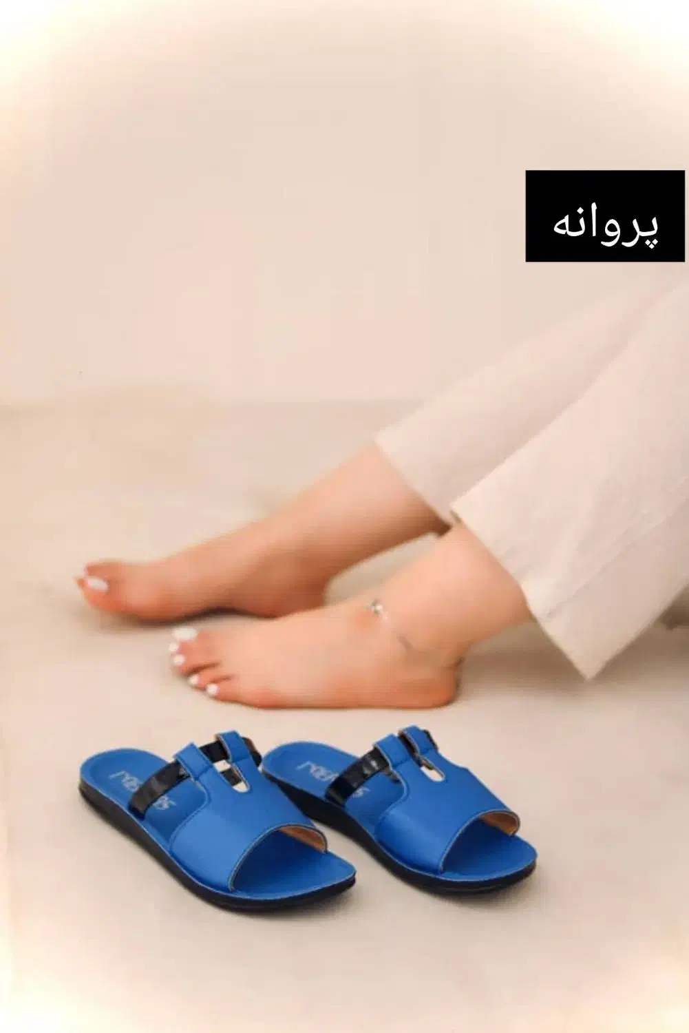 دمپایی مدل پروانه|کیف، کفش، کمربند|رودبار (کرمان), |دیوار