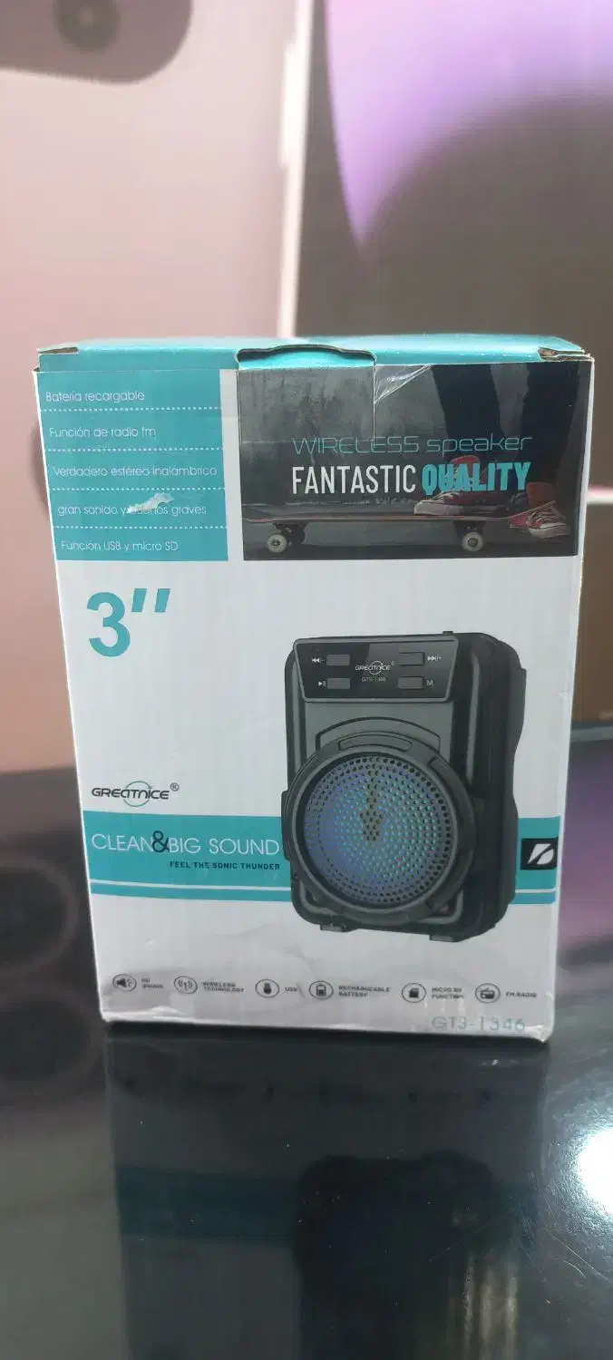 اسپیکر شارژی و بلوتوثی به قیمت فاکتور|پخش‌کننده همراه|دزفول, |دیوار