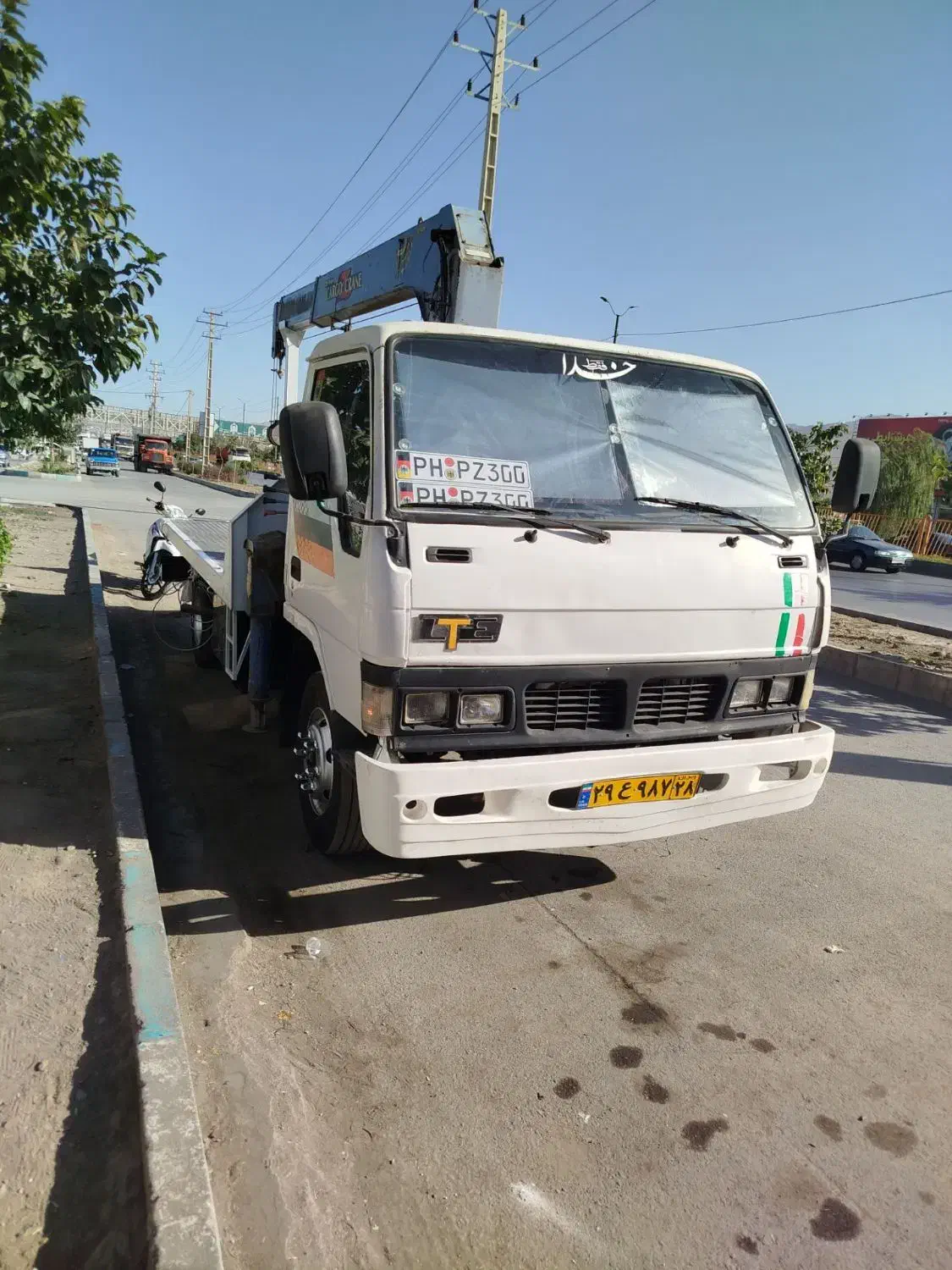 خدمات جرثقیل ۳تنی(شبانه روزی)|خدمات حمل و نقل|همدان, |دیوار