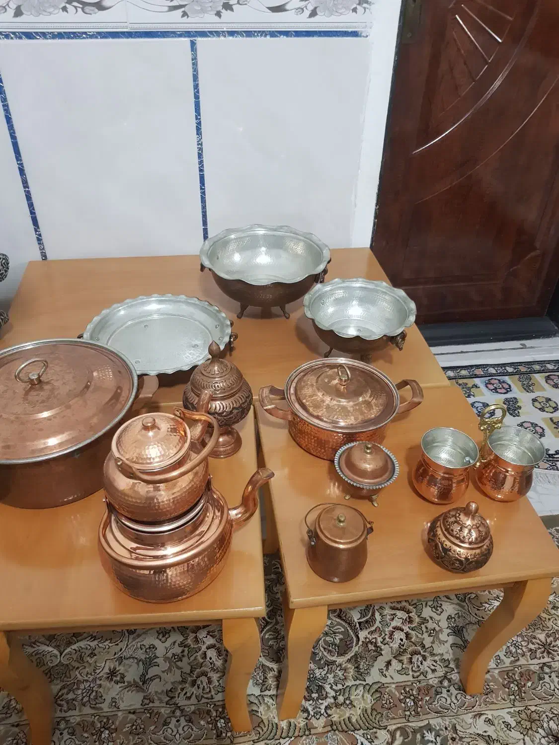 ظروف مسی|صنایع دستی و سایر لوازم تزئینی|اقبالیه, |دیوار