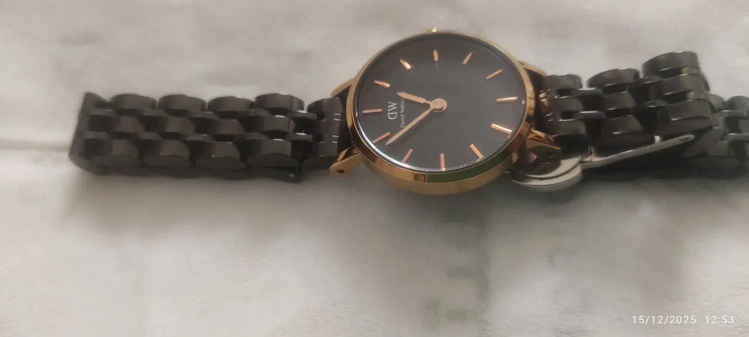 ساعت مچی زنانه DWدنیل ولینگتون مشکی رزگلد|ساعت|تهران, دبستان|دیوار