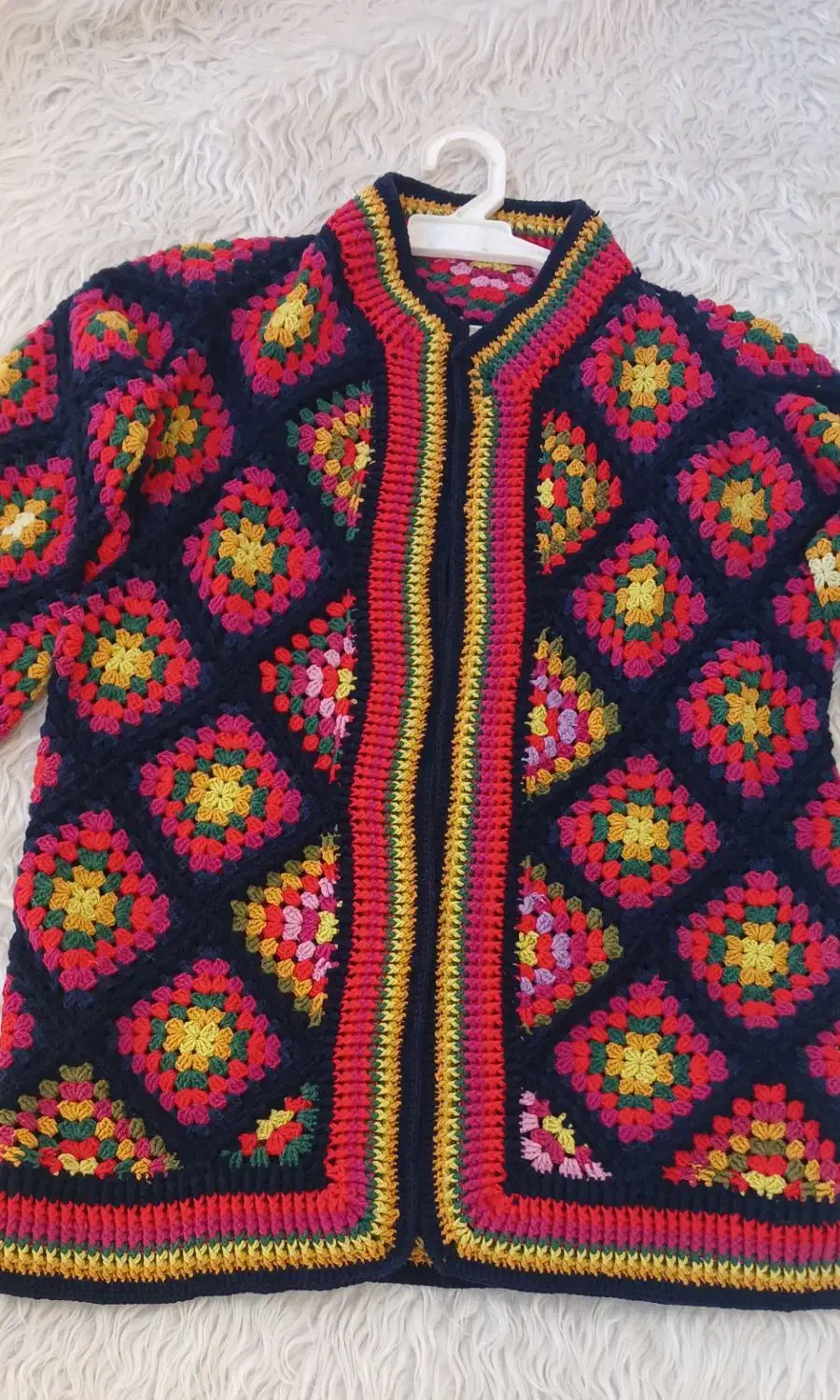 بافت تیکه بافی شده دستبافت|لباس|کرمانشاه, |دیوار