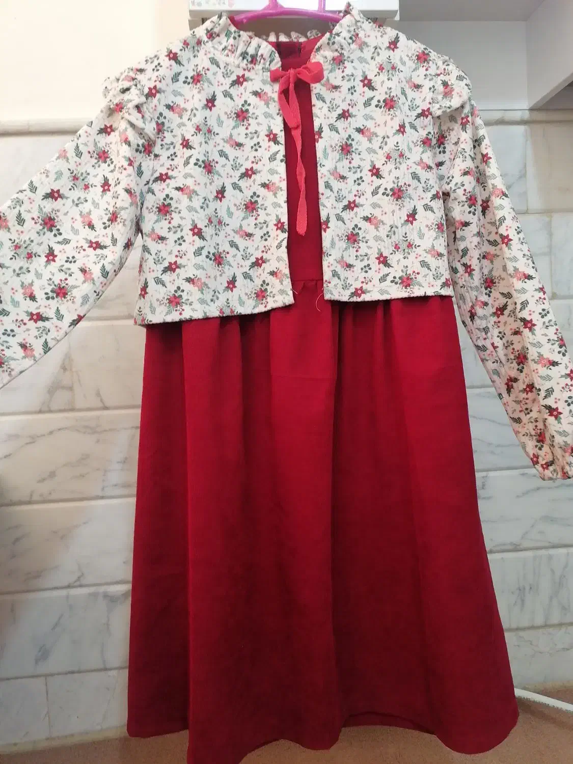 کت سارافون دخترانه مناسب یلدا|کفش و لباس بچه|قم, نیروگاه|دیوار