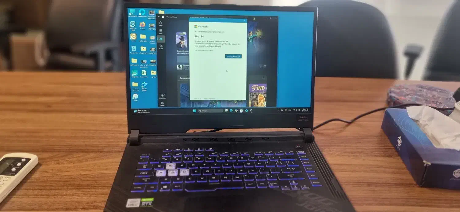 لپ تاپ ایسوس Rog گیمینگ، g512 lv|رایانه همراه|تهران, نصرت|دیوار