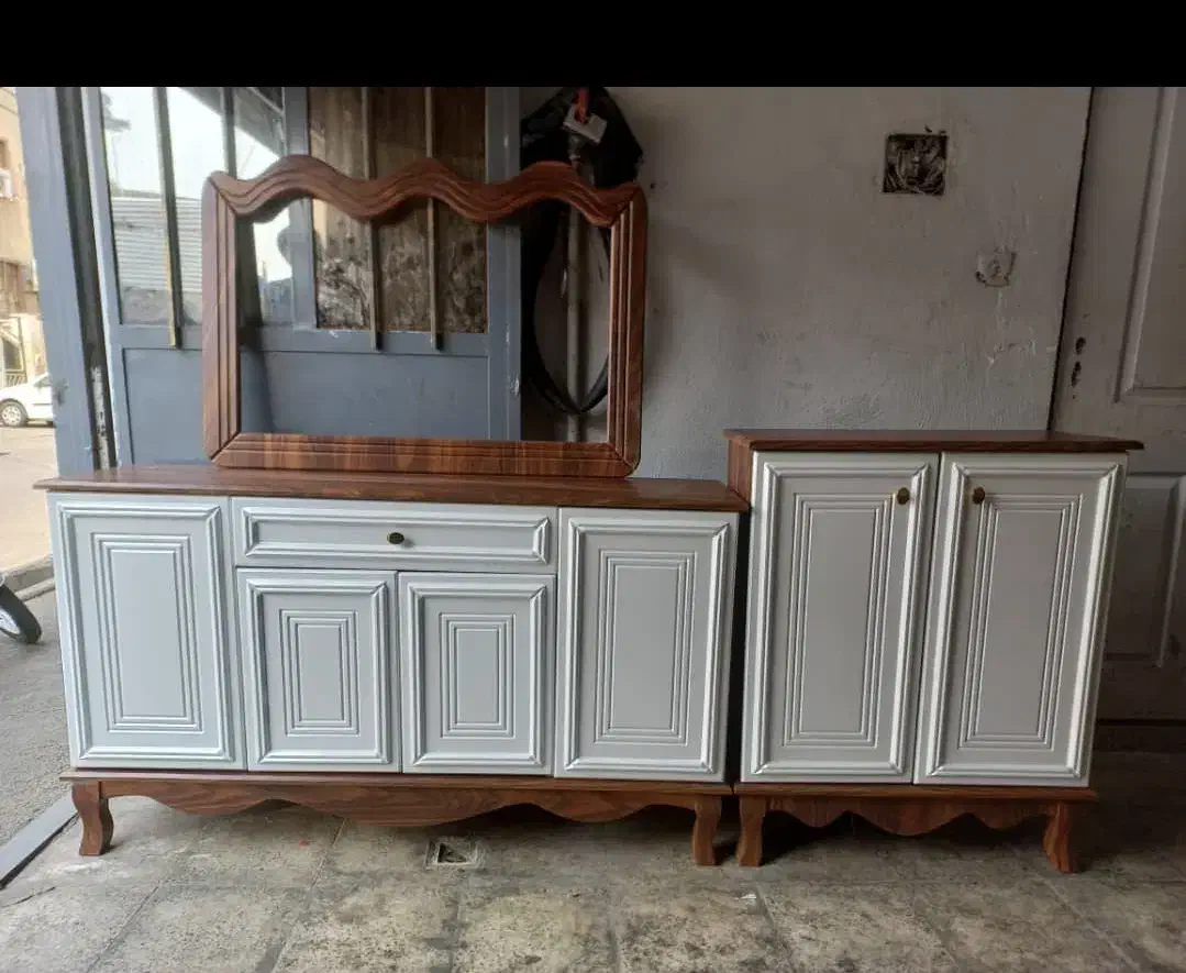 اینه کنسول وکیوم(ست کامل)|بوفه، ویترین، کنسول|تهران, شهرک ولیعصر جنوبی|دیوار