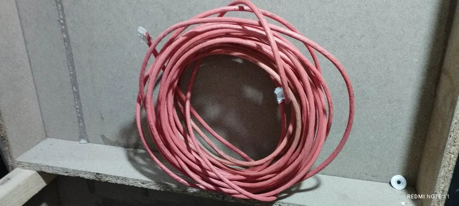 کابل شبکه cat6 ایرانی دارای سوکت اتصال|قطعات و لوازم جانبی رایانه|شیراز, سفیرشمالی|دیوار