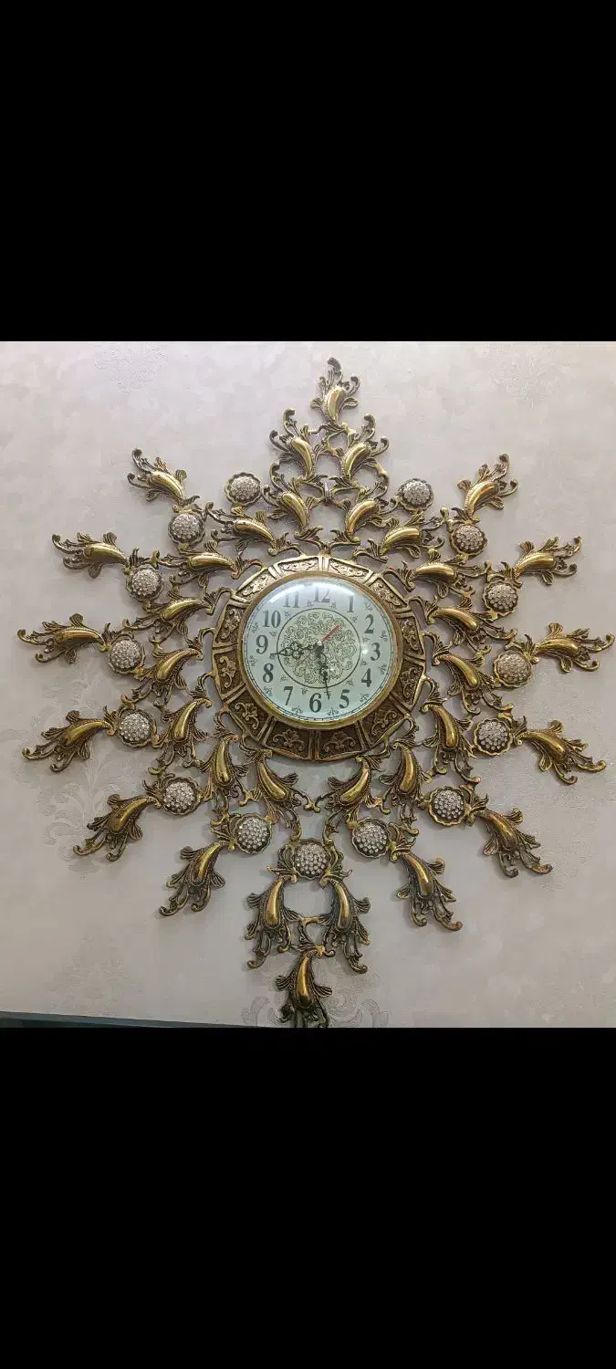 ساعت برنز|ساعت دیواری و تزئینی|قم, نیروگاه|دیوار