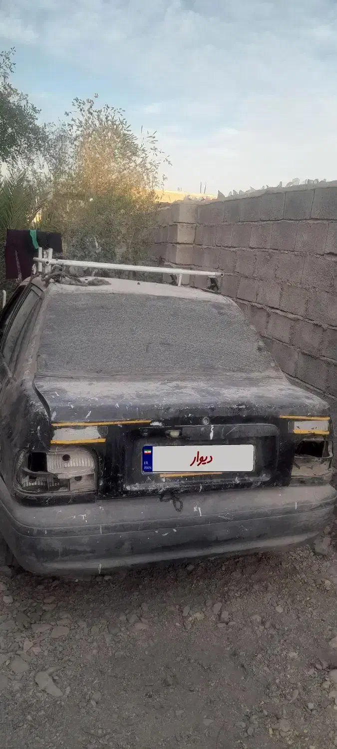 فروش پراید مشکی|خودرو سواری و وانت|جیرفت, |دیوار
