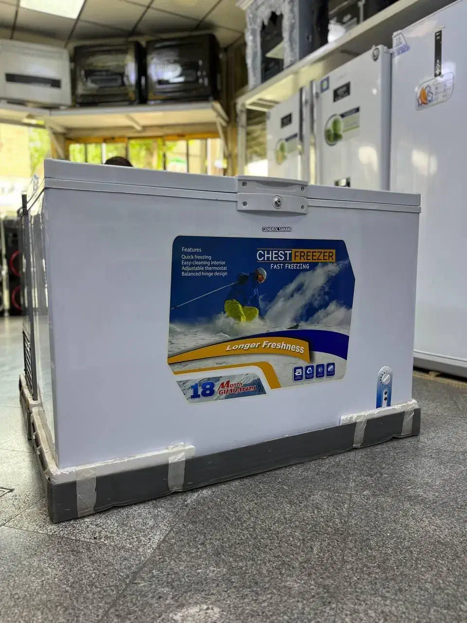 فریزر صندوقی تکنو + گارانتی معتبر|یخچال و فریزر|یزد, |دیوار