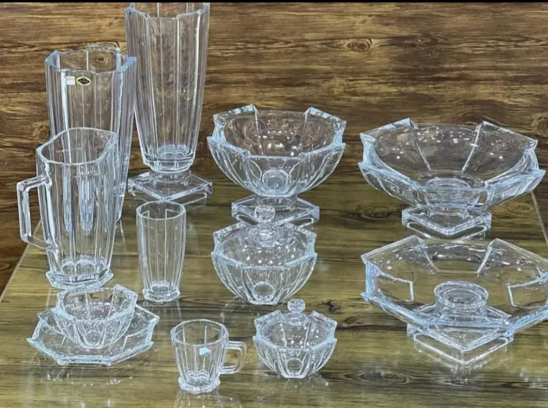 بشقاب ودیس گل میوه ای وکریستال|ظروف سرو و پذیرایی|رفسنجان, |دیوار