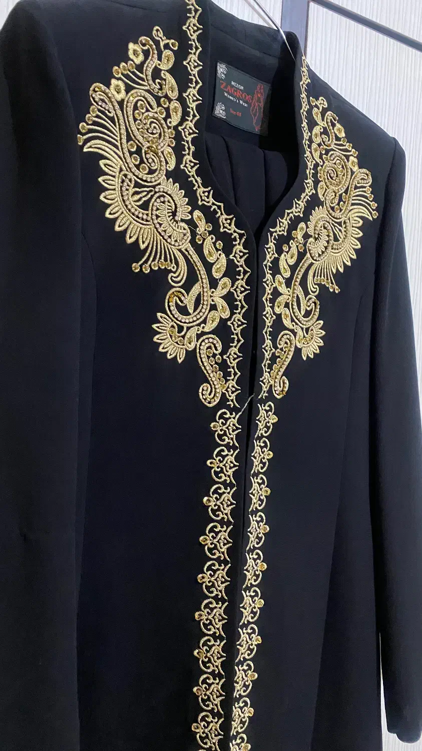 مانتو شلوار کرپ سنگ دوزی سایز۴۴|لباس|ازنا, |دیوار