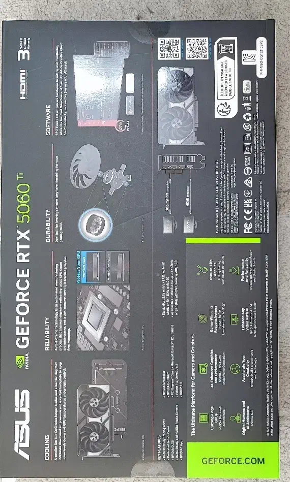 کارت گرافیک 5060ti asus|قطعات و لوازم جانبی رایانه|اصفهان, خرم|دیوار