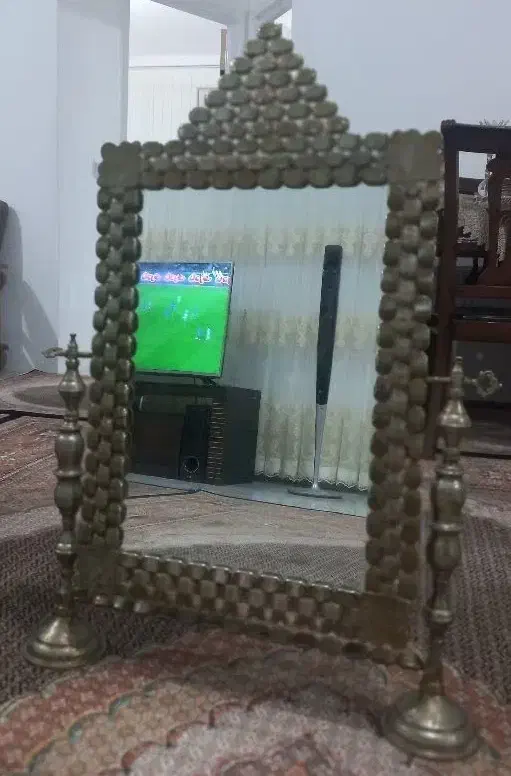 آینه عتیقه قدمت بالای ۸۰ سال|کلکسیون اشیاء عتیقه|اردبیل, |دیوار