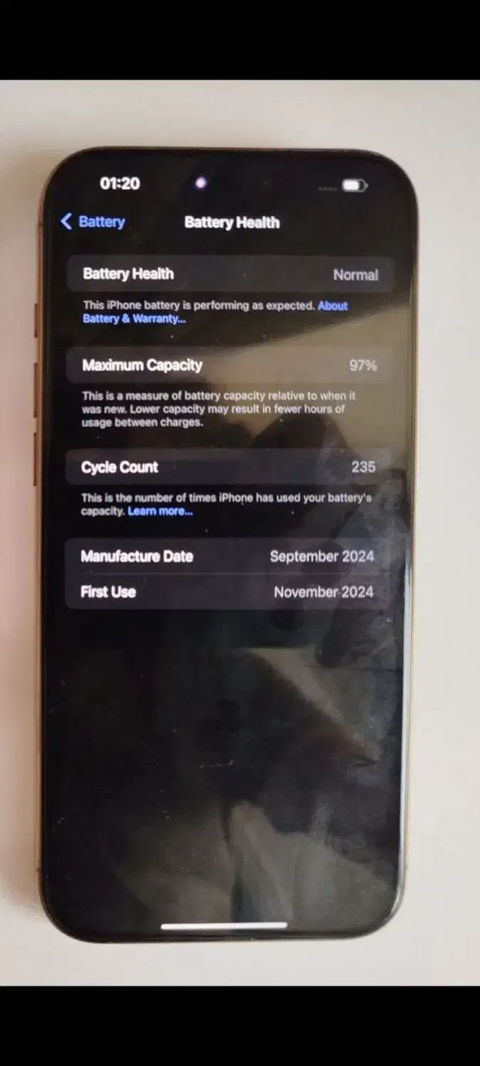 آیفون ۱۶ پرو مکس ۲۵۶ در حد نو|موبایل|تهران, سعادت‌آباد|دیوار