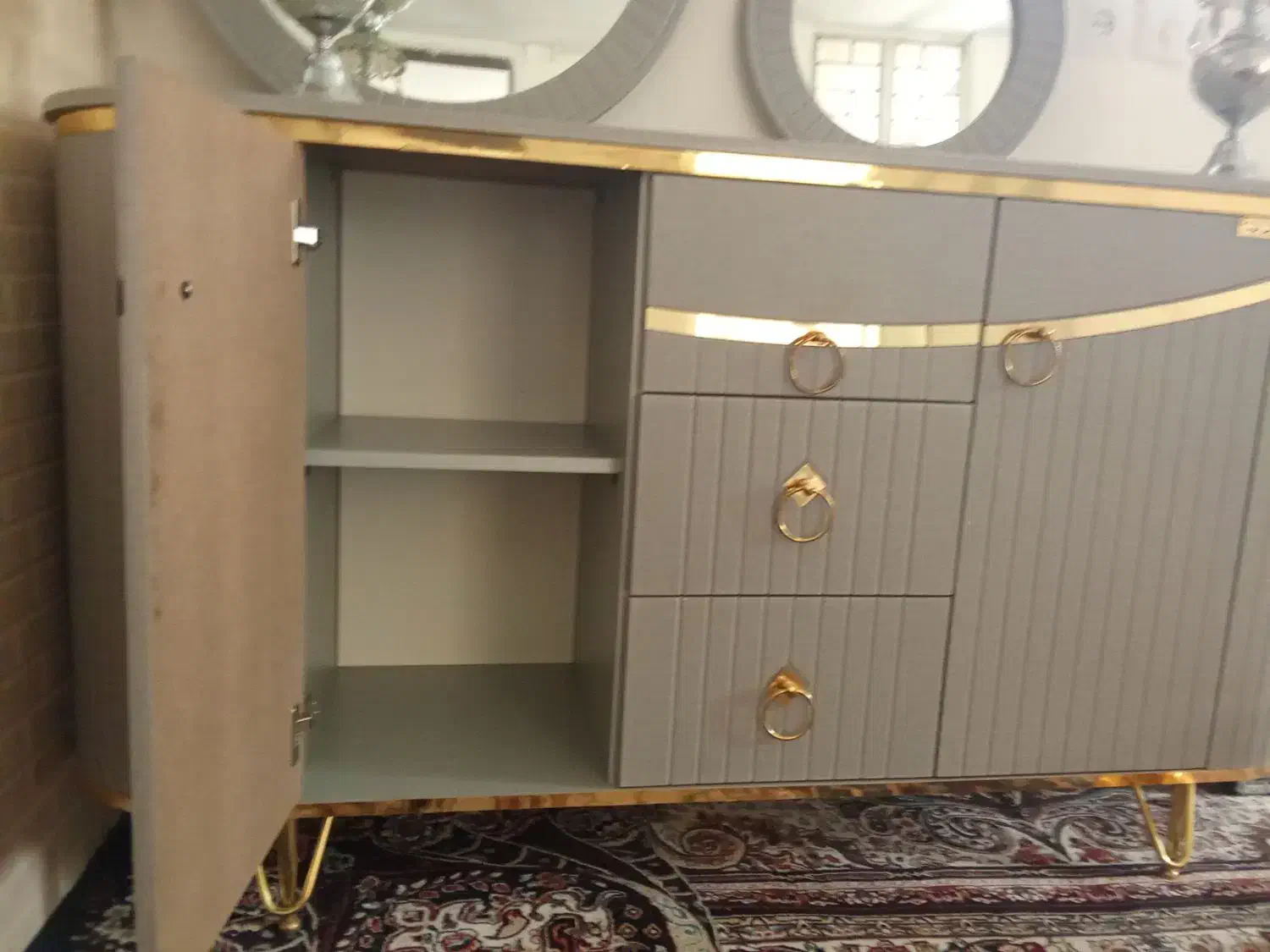 اینه و کنسول|بوفه، ویترین، کنسول|کرمانشاه, |دیوار